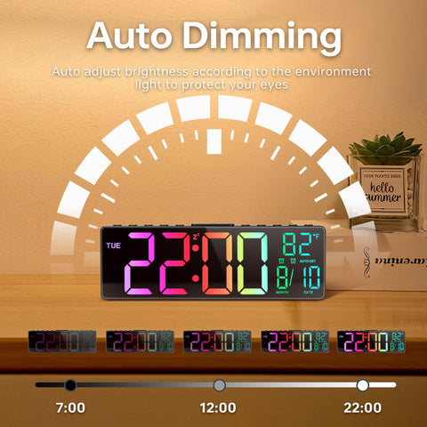 JALL versatile clock suited for classrooms, offices, and bedrooms.