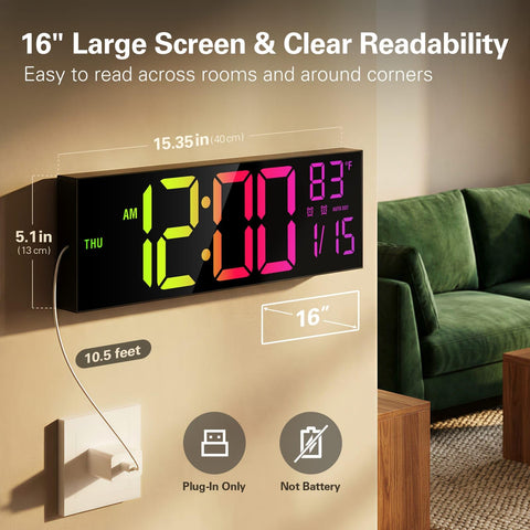 JALL dual-alarm with remote lets you manage alarms from bed.