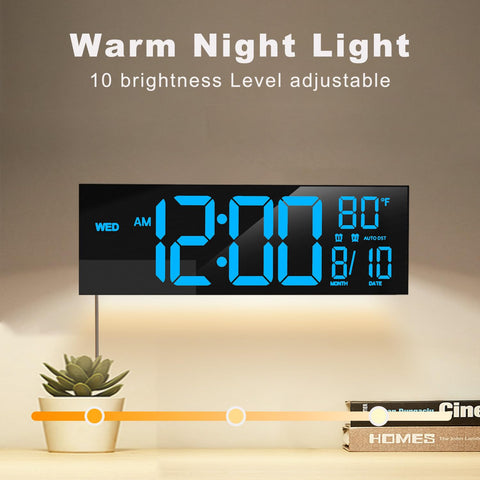 JALL clock fits living room, classroom, and office spaces.