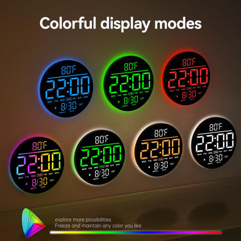 JALL remote control used to adjust time and alarms easily.