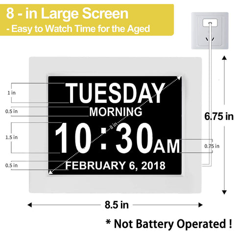 JALL senior-friendly IPS display with wide viewing angle