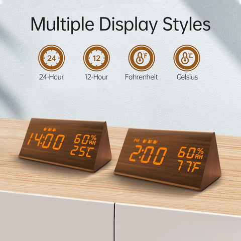 JALL USB-powered clock stays powered without batteries.