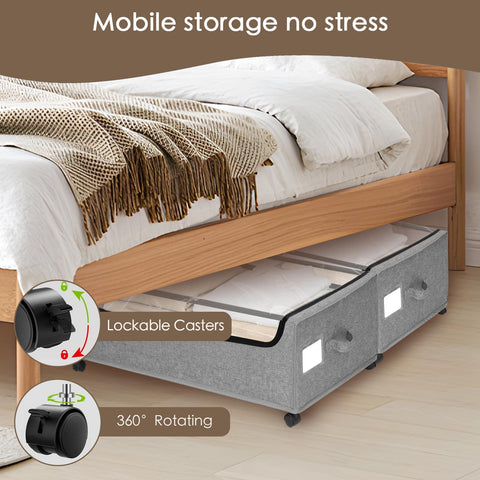 JALUNIVERSAL TRI versatile under-bed storage for clothes, shoes, or toys.