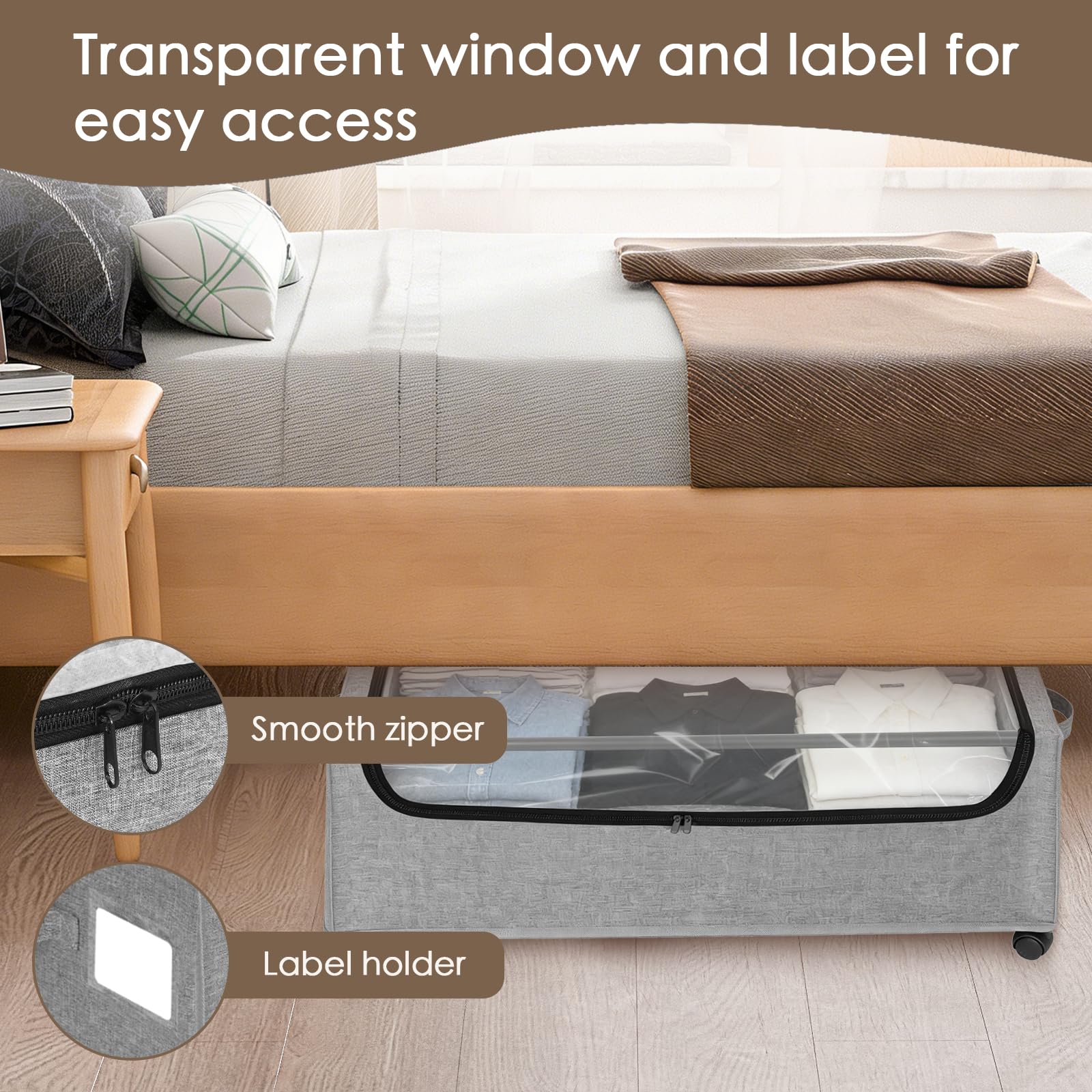 JALUNIVERSAL TRI fits under beds and inside wardrobes for easy access.