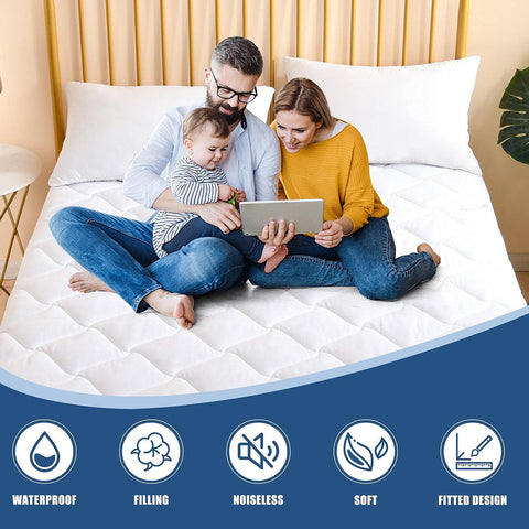 JamRest deep-pocket design fits mattresses up to 21 inches deep.