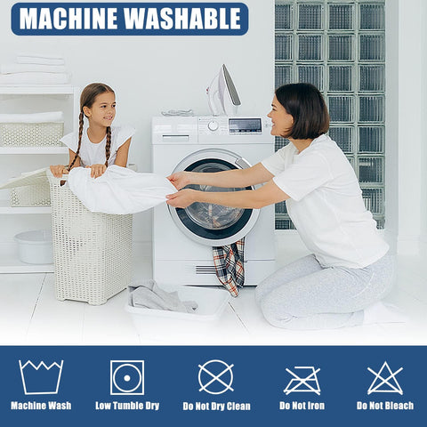 JamRest machine washable mattress pad for easy cleanup and care.
