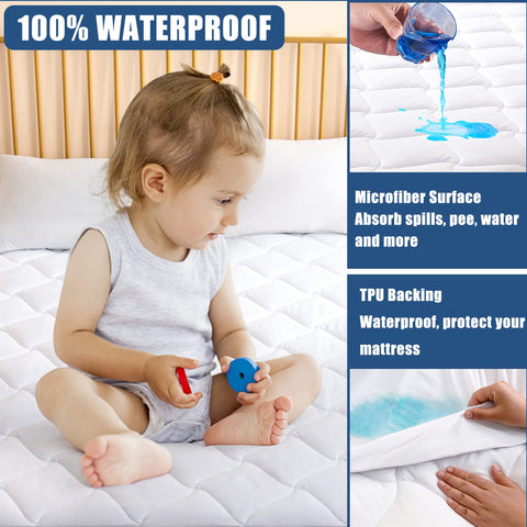 JamRest waterproof backing protects your mattress from spills and stains.