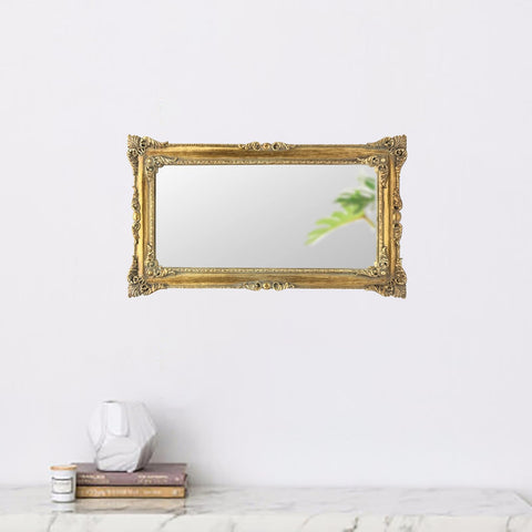 JANDERART Lightweight vanity mirror for makeup use on desk or dresser.