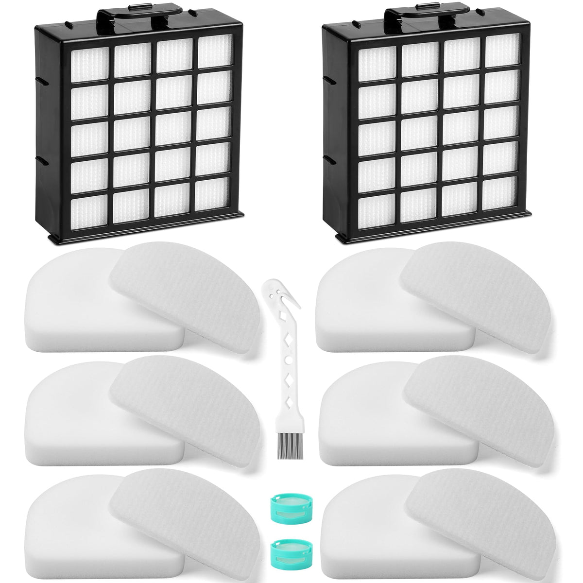 Janedtcyy AZ4002/AZ4000/AZ4002W filter pack for Shark POWERDETECT vacuums
