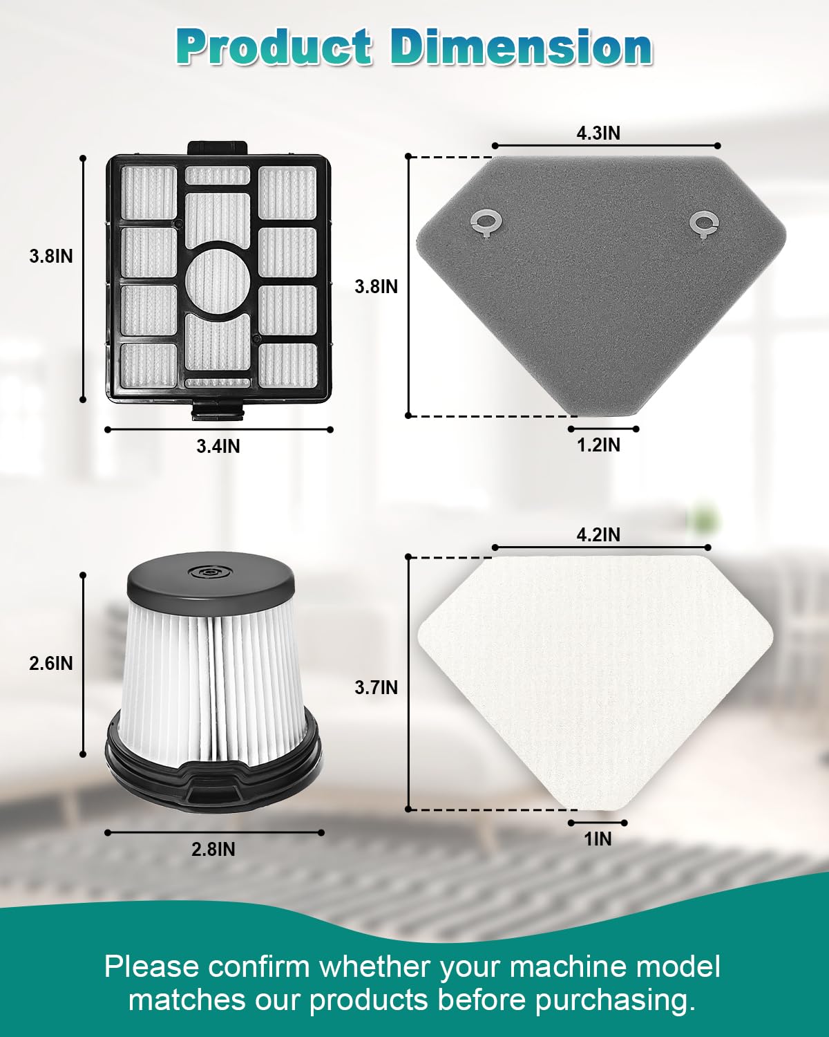 Janedtcyy Shark BU3120 auto-empty filter assembly supports consistent cordless performance
