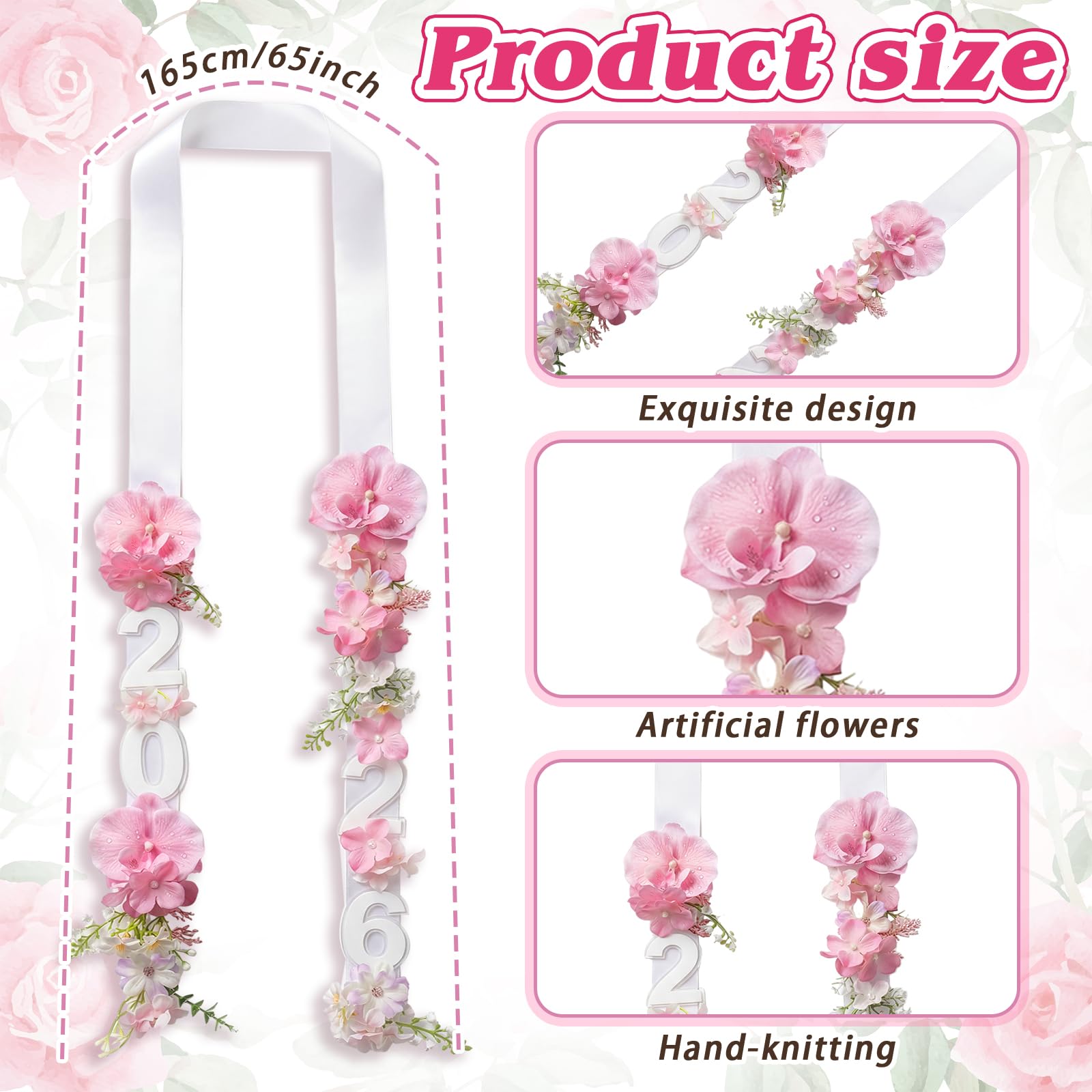 Janinka phalaenopsis pink flowers lei adds vibrant color.