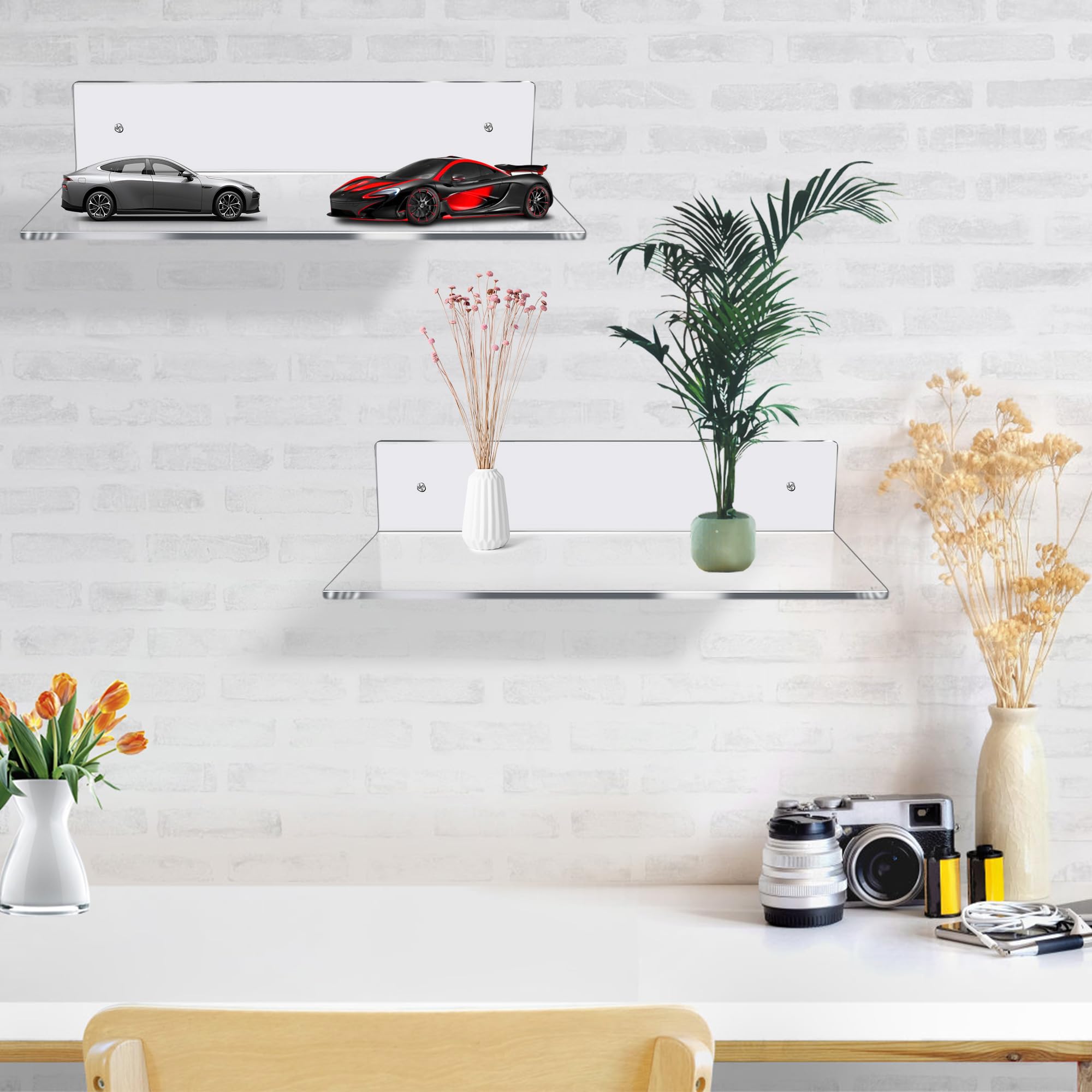 Jansburg easy install shelf with included mounting hardware