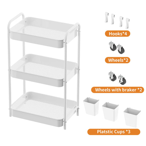 JAQ multipurpose organizer for makeup, crafts, and kitchen storage.