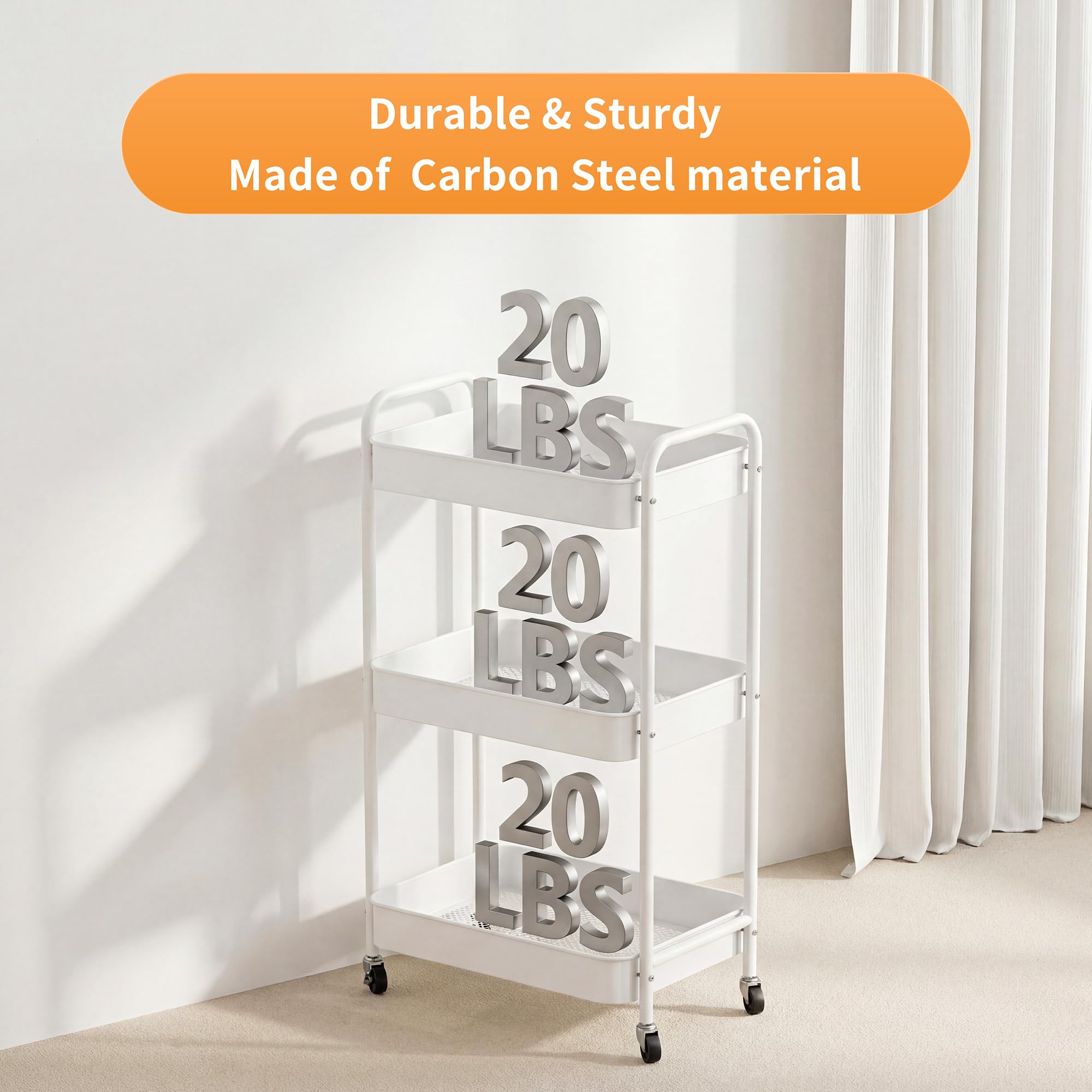 JAQ space-saving dimensions fit tight corners in any room.