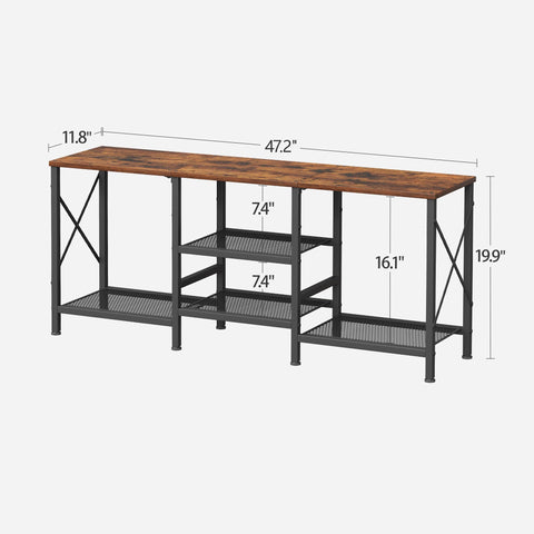 JARHETUN TV Stand anti-tip design for family-friendly stability.