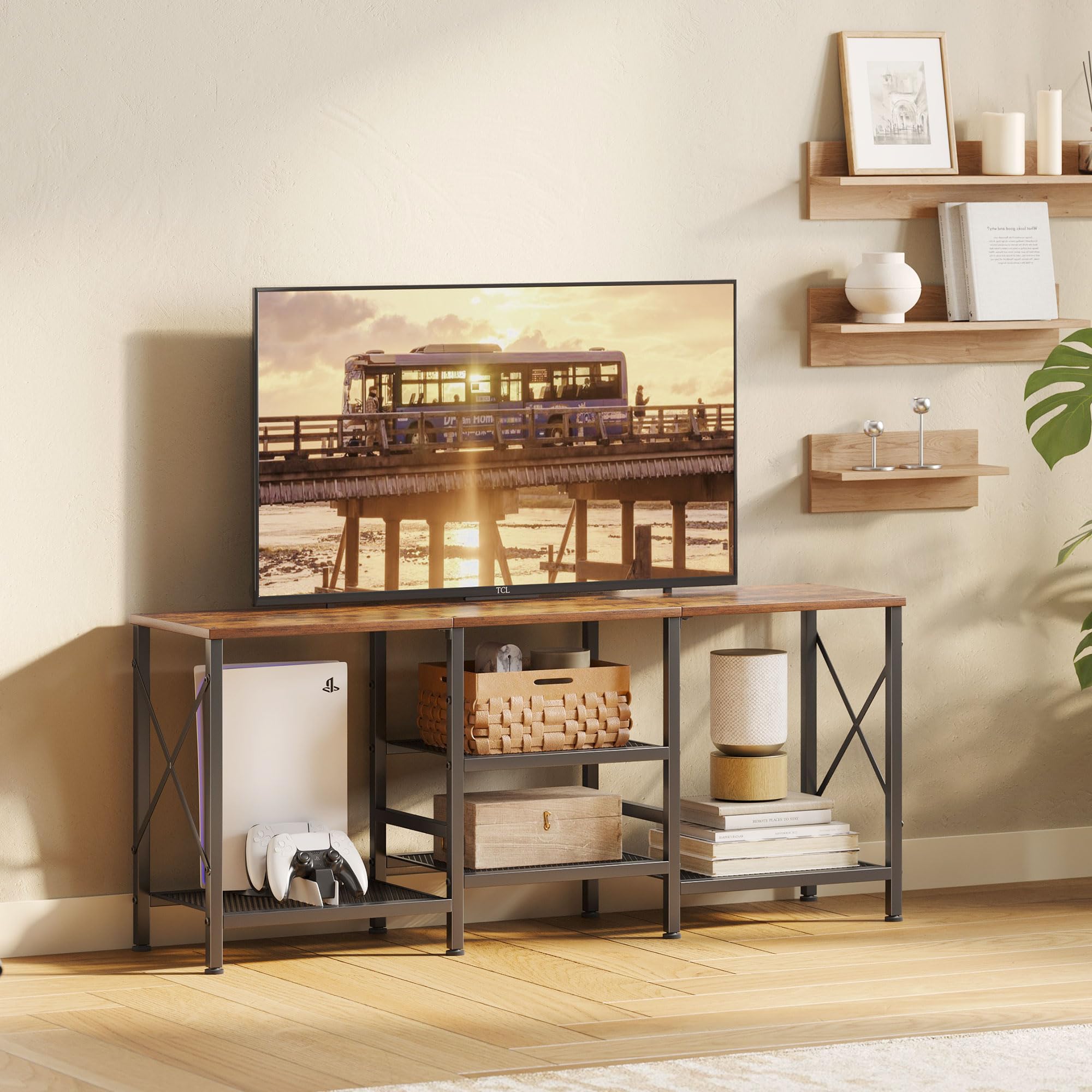 JARHETUN TV Stand versatile for living rooms, bedrooms, hallways.
