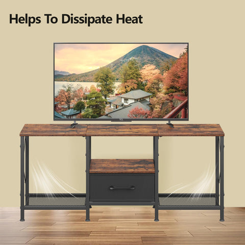 JARHETUN TV Stand versatile for living room, bedroom, or entry.