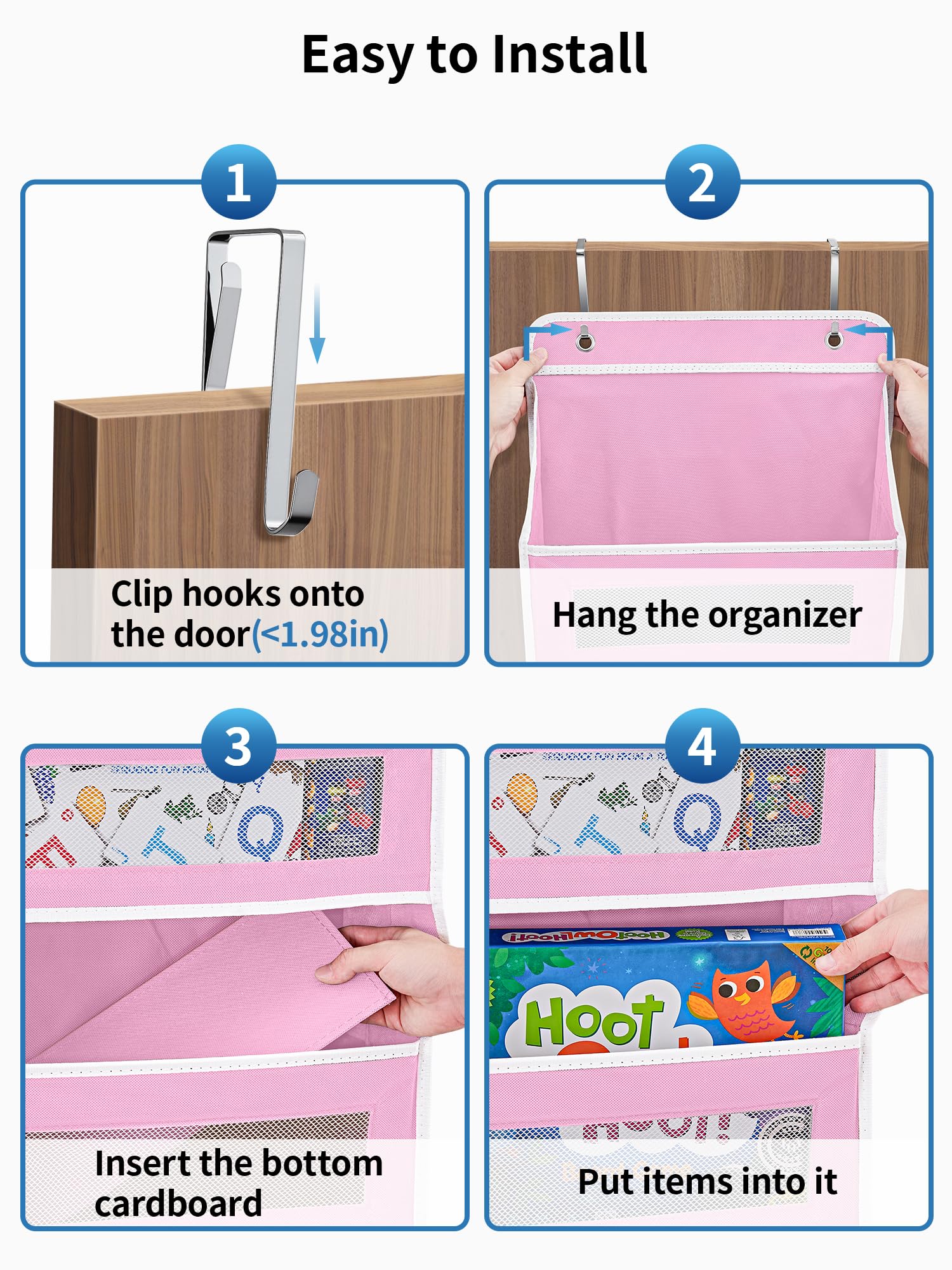JARLINK spacious pockets measure up to 15.7 inches long.
