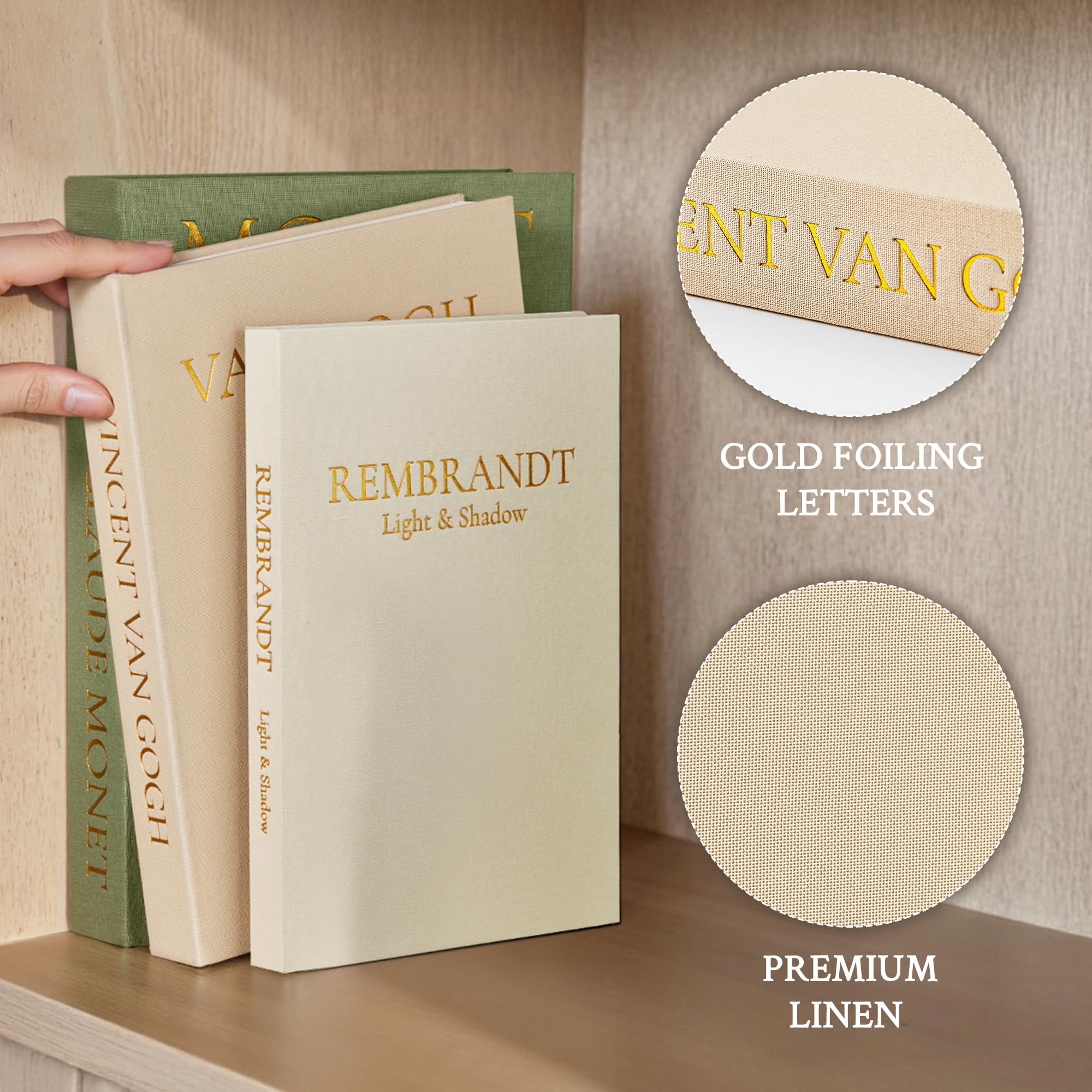 JARLINK gold embossed lettering detail enhances vintage-inspired shelf appeal.