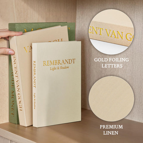 JARLINK gold embossed lettering detail enhances vintage-inspired shelf appeal.
