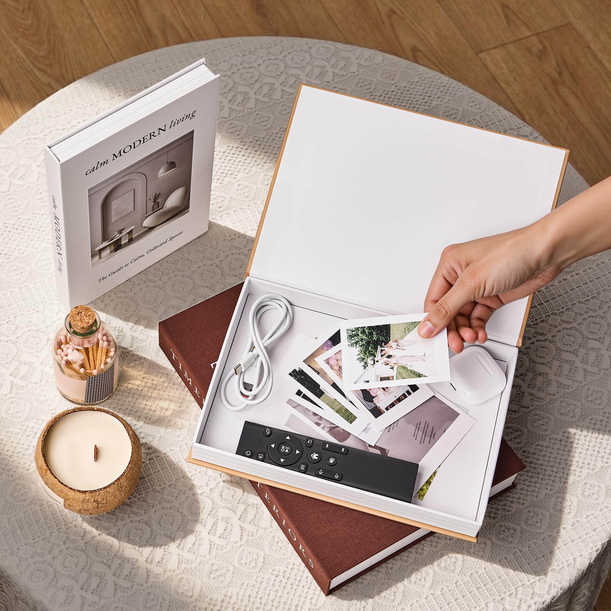 Jarlink hidden storage decorative books concealing small items