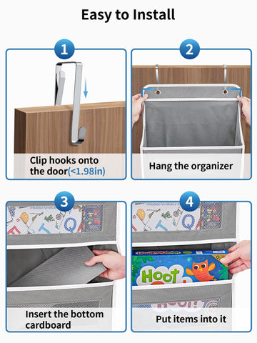 See-through mesh pockets help locate items quickly with JARLINK organizer.