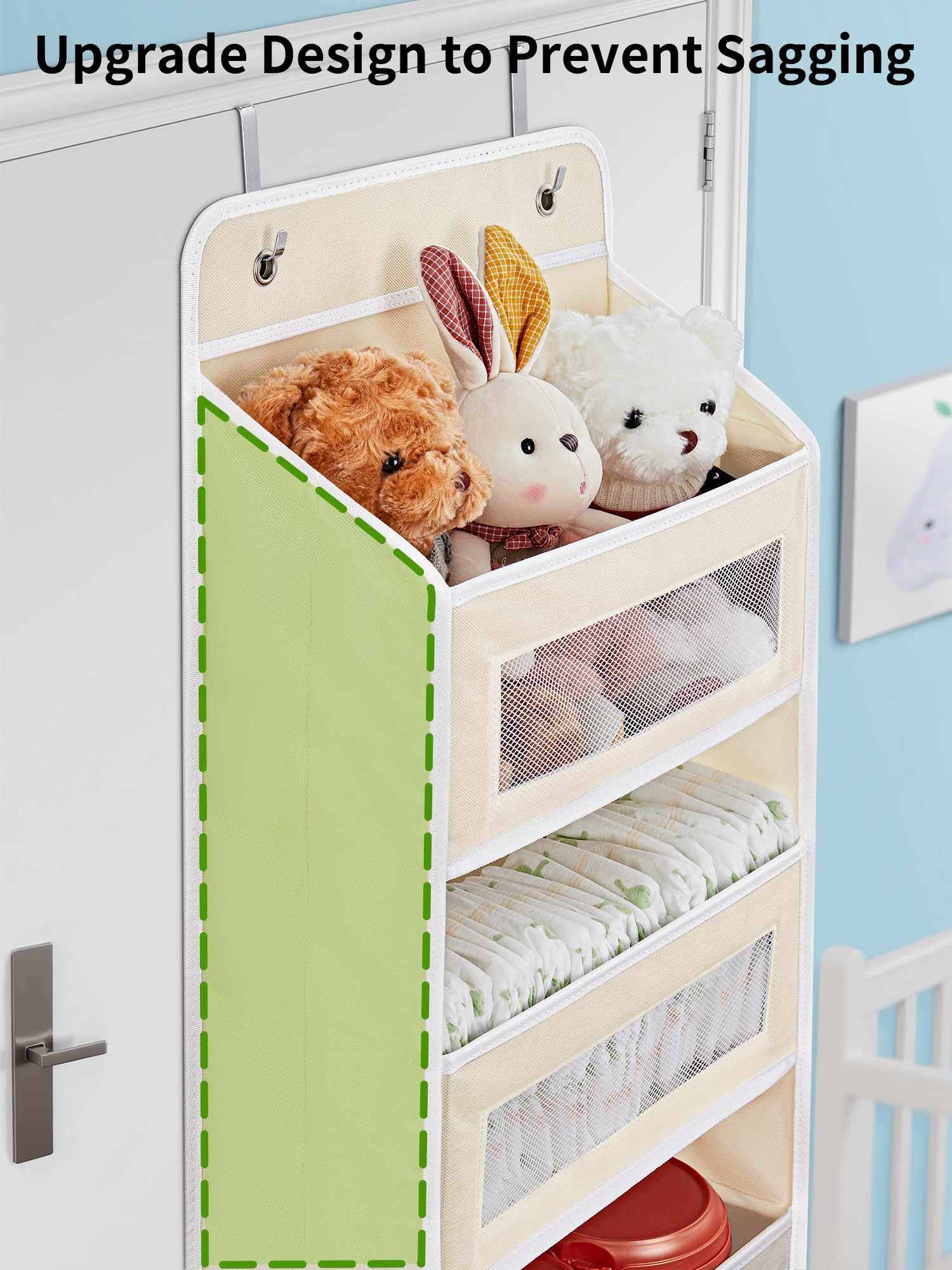 Jarlink organizer highlights mesh side pockets for quick visibility.
