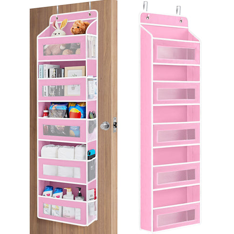 JARLINK over-the-door organizer with five large pockets for easy access.