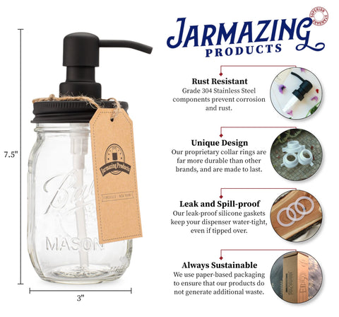 Rust-resistant stainless steel pump close-up shows durable daily use.