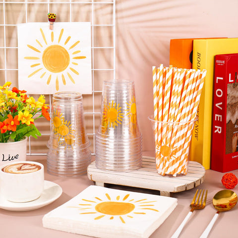JarThenaAMCS boho sun tableware set arranged for 50 guests.