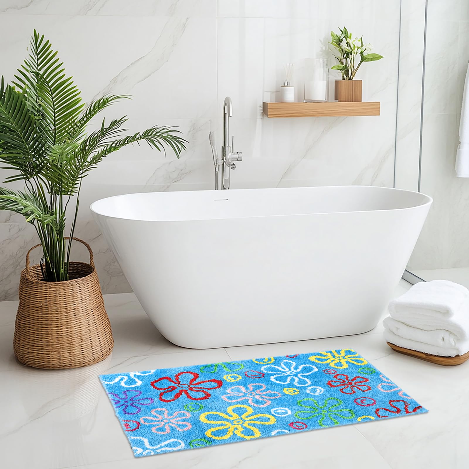 JarThenaAMCS rug suitable for indoor and outdoor use to brighten areas