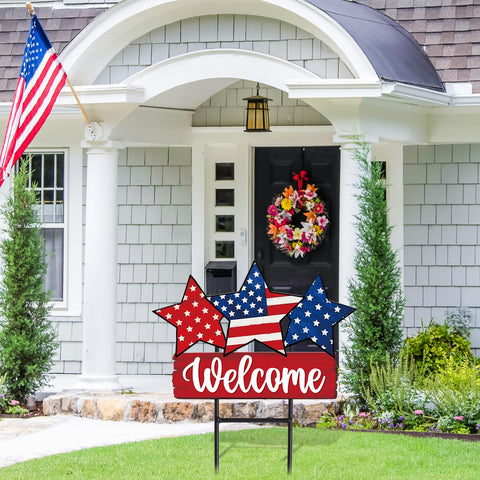 JarThenaAMCS sturdy garden stake supports seasonal decor through summer festivities