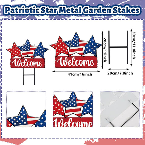 JarThenaAMCS welcome bow-stake, easy to install and perfect for lawn greetings