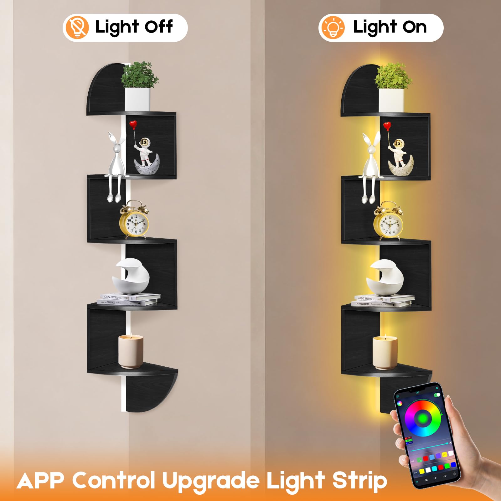 Jasenlove 90-degree corner design saves space in any room.