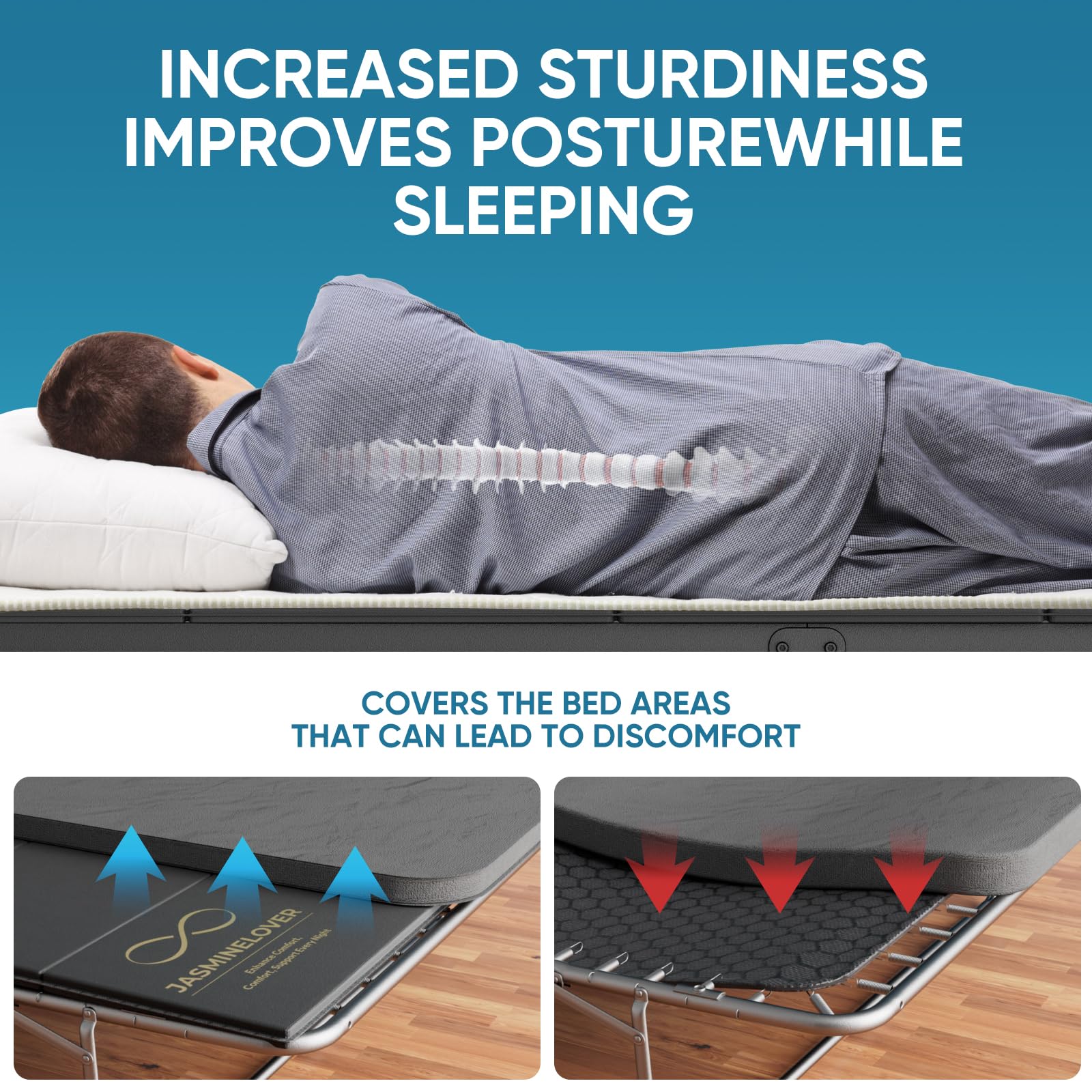 JASMINELOVER foldable portable sleeper board ideal for RV use.