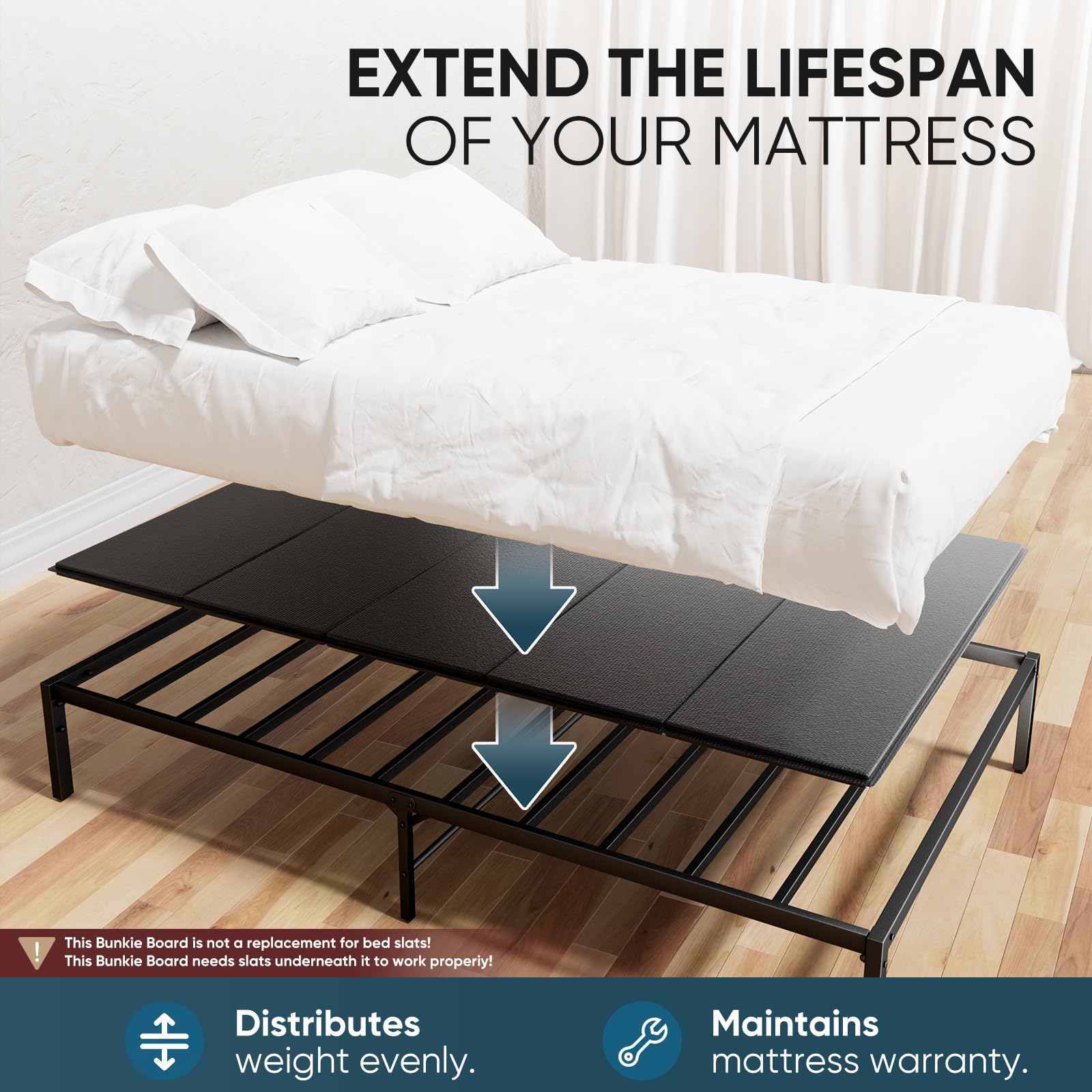 JASMINELOVER sleeper sofa board waterproof surface protects against spills.