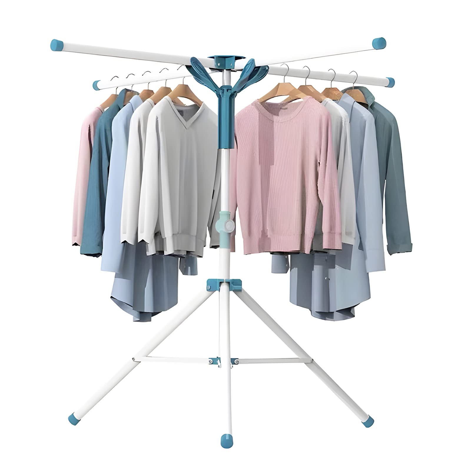 JAUREE tripod drying rack folded compact for small spaces