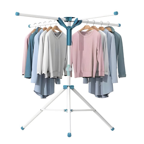JAUREE tripod drying rack folded compact for small spaces
