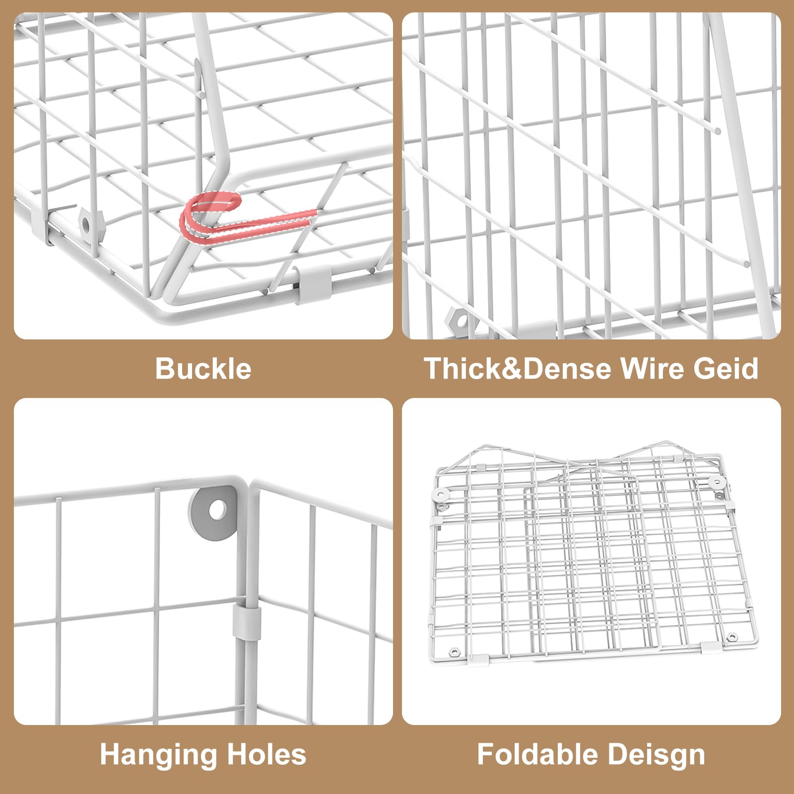 Compact dimensions fit most closets while offering ample storage