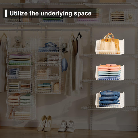 Jautokerdar extended-width storage maximizes shelf capacity.