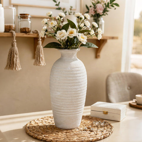 Jaxoriel gift-ready vase pairs with modern and vintage interiors.