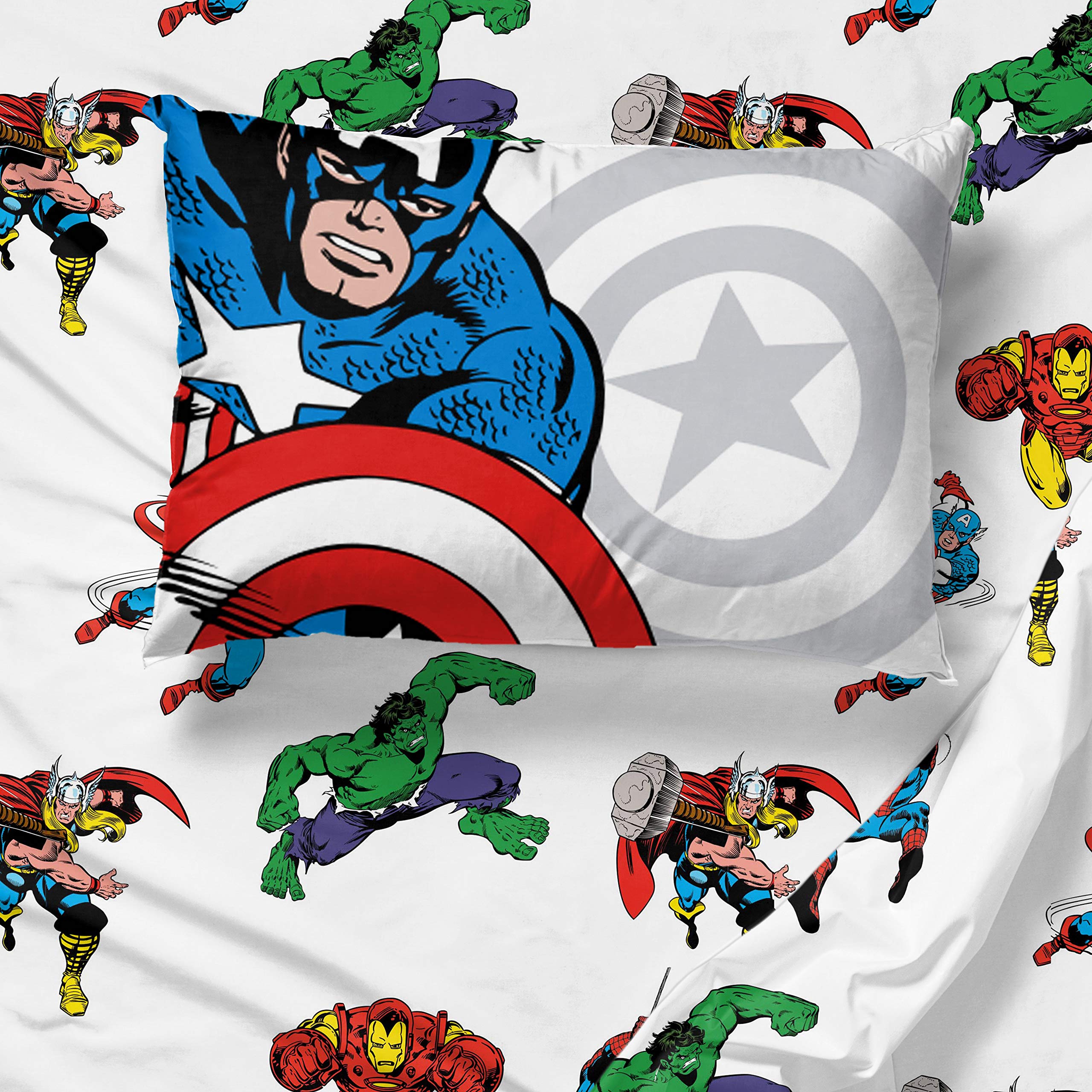 Jay Franco Avengers twin bed set sham adds finishing touch to the room