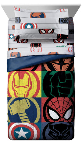 Jay Franco Avengers comforter with Iron Man design promotes cheerful bedtime