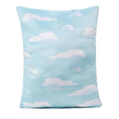 Jay Franco Bluey 3D snuggle pillow side profile, perfect for bedtime cuddles.