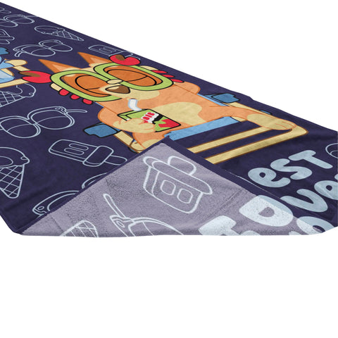 Jay Franco Bluey & Bingo towel displays vibrant colors for lively days.