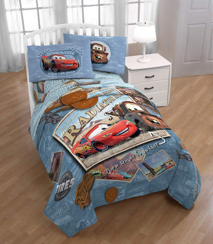 Jay Franco Cars Tune Up full bed in a bag for quick setup.