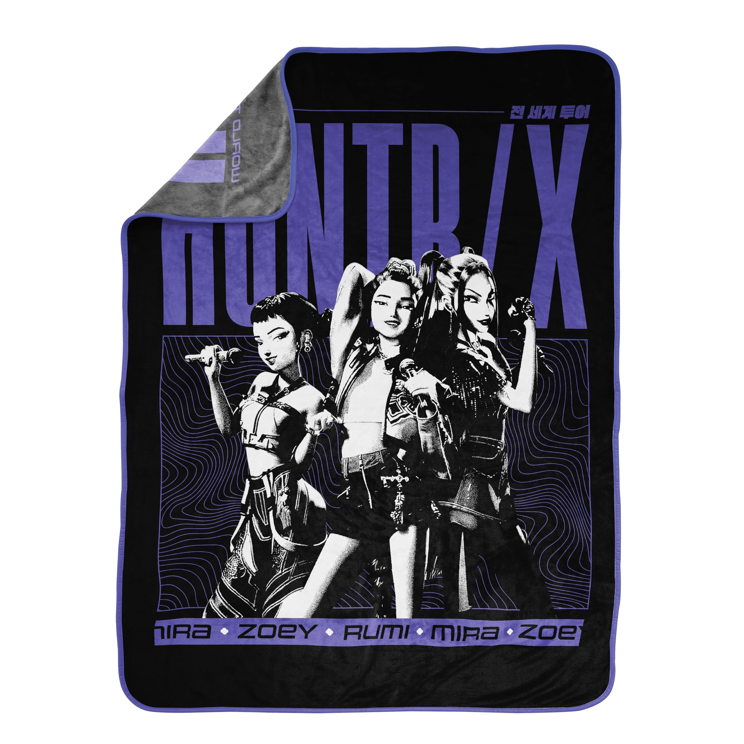 Jay Franco Demon Hunters throw blanket travels easily for trips and commutes.