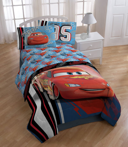 Jay Franco Cars Radiator Springs graphics bring vibrant bedtime fun and easy-care joy.