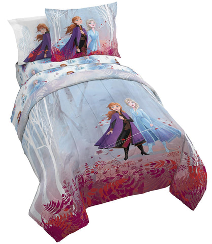 Jay Franco Disney Frozen forest spirit comforter shows ultra soft microfiber