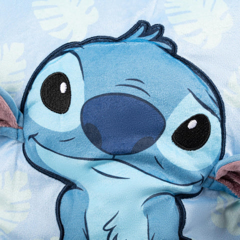 Gift-ready Stitch 3D Snuggle Pillow ideal for birthdays.